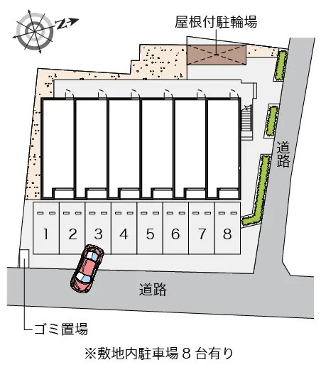 ★手数料０円★唐津市山下町　月極駐車場（LP）